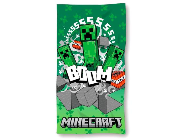 Minecraft - Boom Beach Towel - 70x140cm 100% Polyester