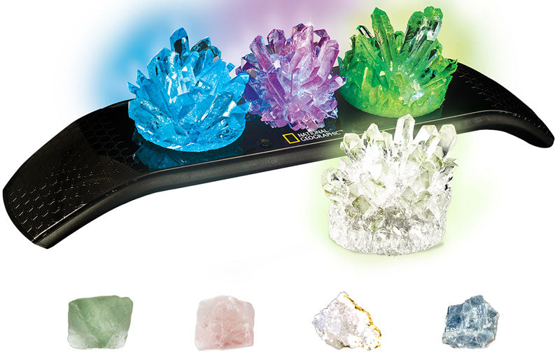 National Geographic Light Up Crystal Growing Lab - Lav dine egne krystaller