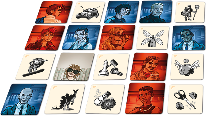 Codenames Pictures - Selskabsspil - 2-8 Spillere - Fra 10 År