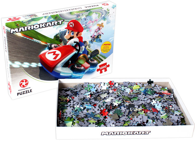 Super Mario - Mario Kart Funracer 1000pcs Puslespil