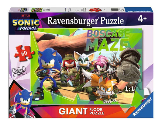Sonic Prime Puslespil - 60 Brikker - Giant Floor Puzzle