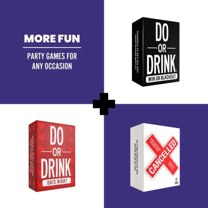 Do or Drink: Naughty Edition - Selskabsspil for Voksne - 2+ Spillere