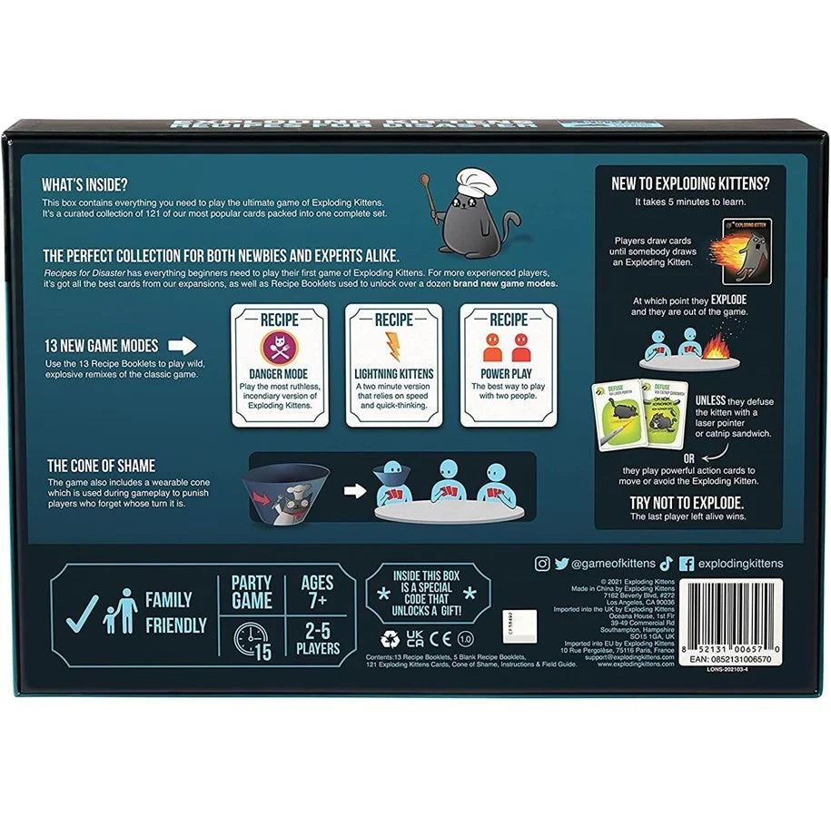 Exploding Kittens - Recipes for Disaster (ENG)