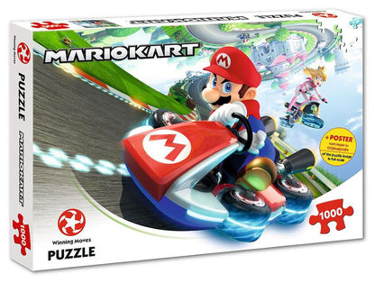 Super Mario - Mario Kart Funracer 1000pcs Puslespil