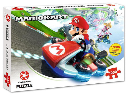 Super Mario - Mario Kart Funracer 1000pcs Puslespil