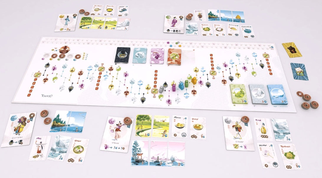 Tokaido - Strategispil - 2-5 Spillere - Fra 8 År