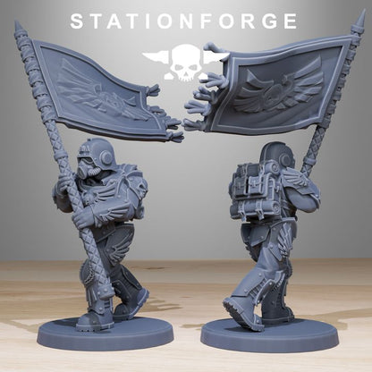 Wargames - Stationforge - GrimGuard - Elites Squad (10 Figurer)