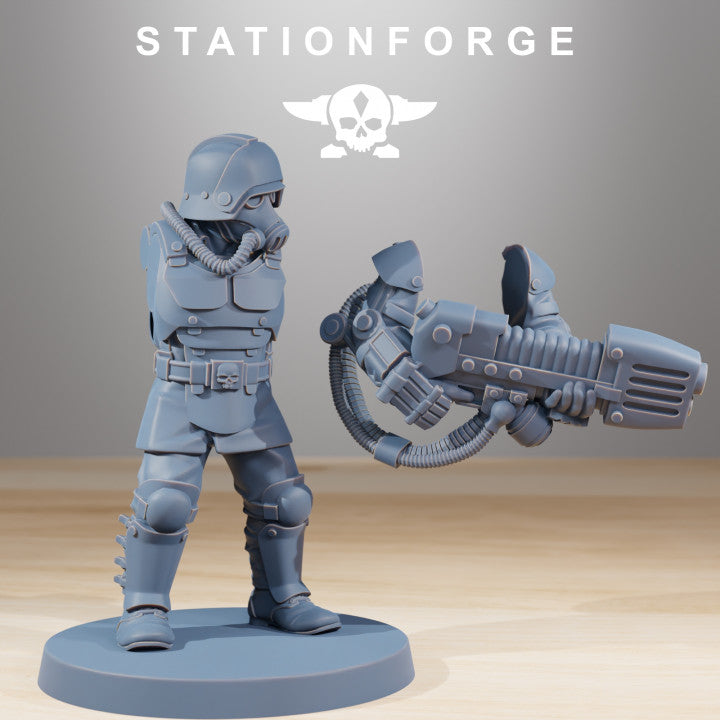 Wargames - Stationforge - GrimGuard - Commandos Squad (10 Figurer)
