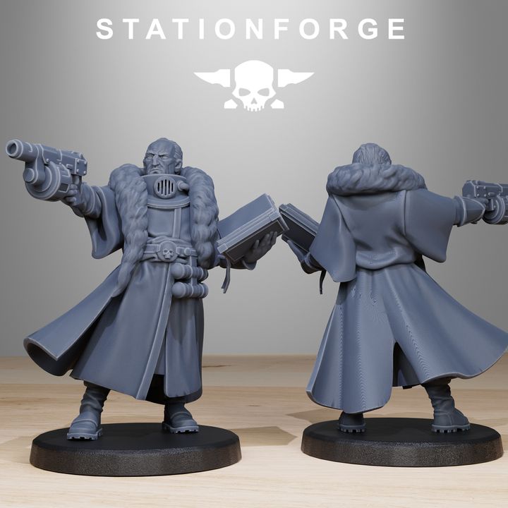 Wargames - Stationforge - GrimGuard - Mercenaries Squad (10 Figurer)