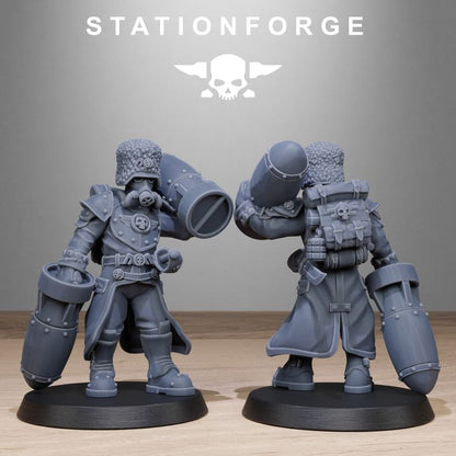 Wargames - Stationforge - GrimGuard - Royals Squad (10 Figurer)