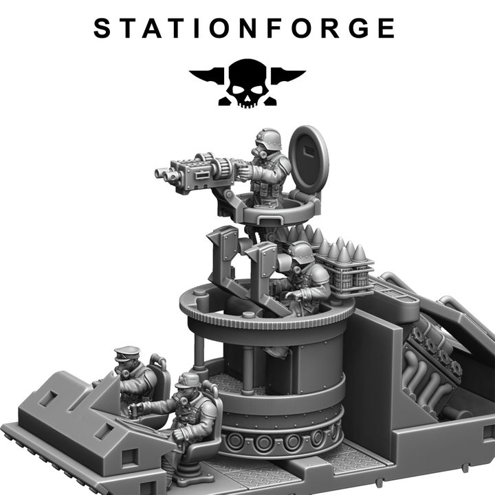 Wargames - Stationforge - GrimGuard - Battle Tank 2.0 (with interior)