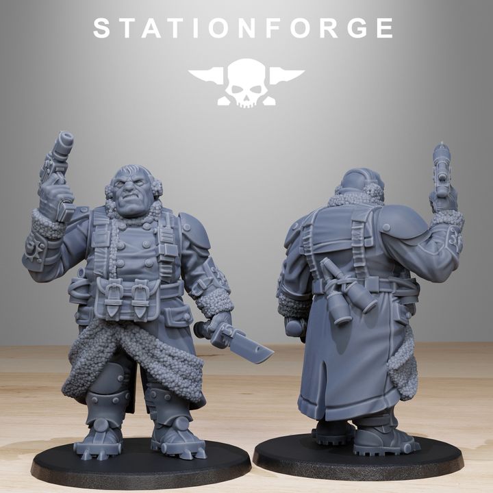 Wargames - Stationforge - GrimGuard - Frostwatch Mutants Squad (10 Figurer)