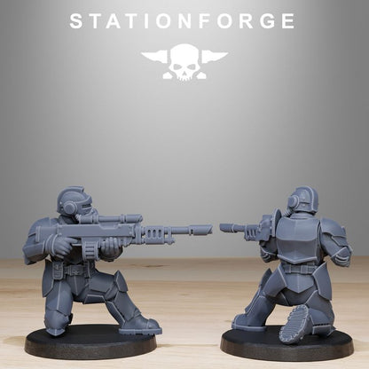 Wargames - Stationforge - GrimGuard - Enforcers Squad (10 Figurer)