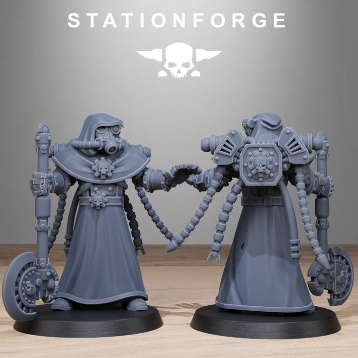 Wargames - Stationforge - GrimGuard - Tech Engineer Squad (10 Figurer)
