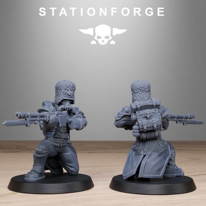 Wargames - Stationforge - GrimGuard - Royals Squad (10 Figurer)
