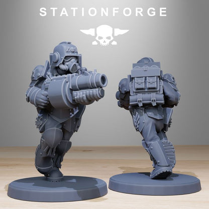 Wargames - Stationforge - GrimGuard - Elites Squad (10 Figurer)