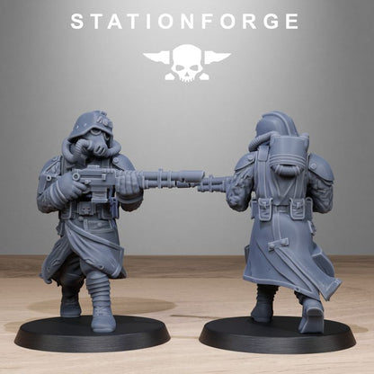 Wargames - Stationforge - GrimGuard - Radioactive Mutants Squad (10 Figurer)