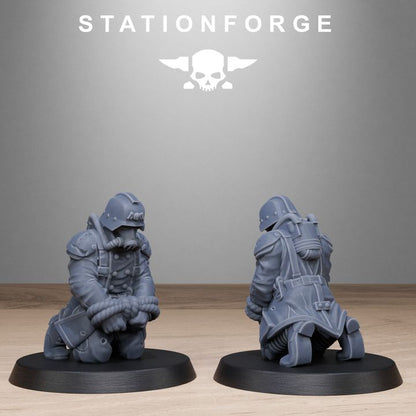 Wargames - Stationforge - GrimGuard - Objective Markers (10 Figurer)