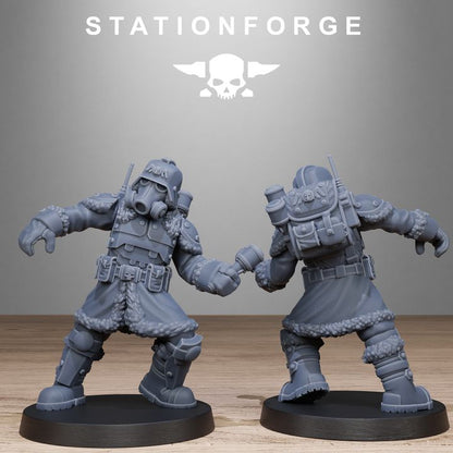 Wargames - Stationforge - GrimGuard - Frostwatch Patrol Squad (10 Figurer)