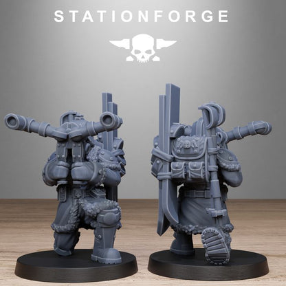 Wargames - Stationforge - GrimGuard - Frostwatch Patrol Squad (10 Figurer)