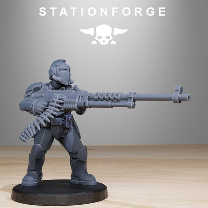 Wargames - Stationforge - GrimGuard - Enforcers Squad (10 Figurer)