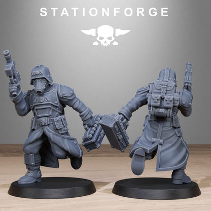 Wargames - Stationforge - GrimGuard - Vigils Squad (10 Figurer)