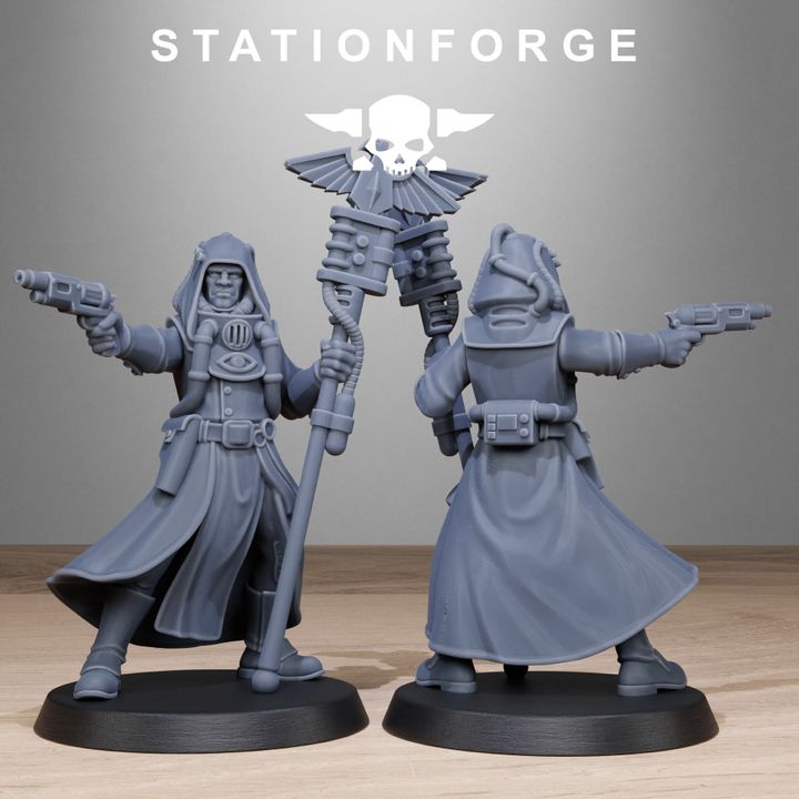Wargames - Stationforge - GrimGuard - Seers Squad (10 Figurer)