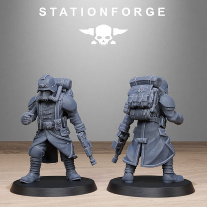 Wargames - Stationforge - GrimGuard - Rocketeers Squad (10 Figurer)