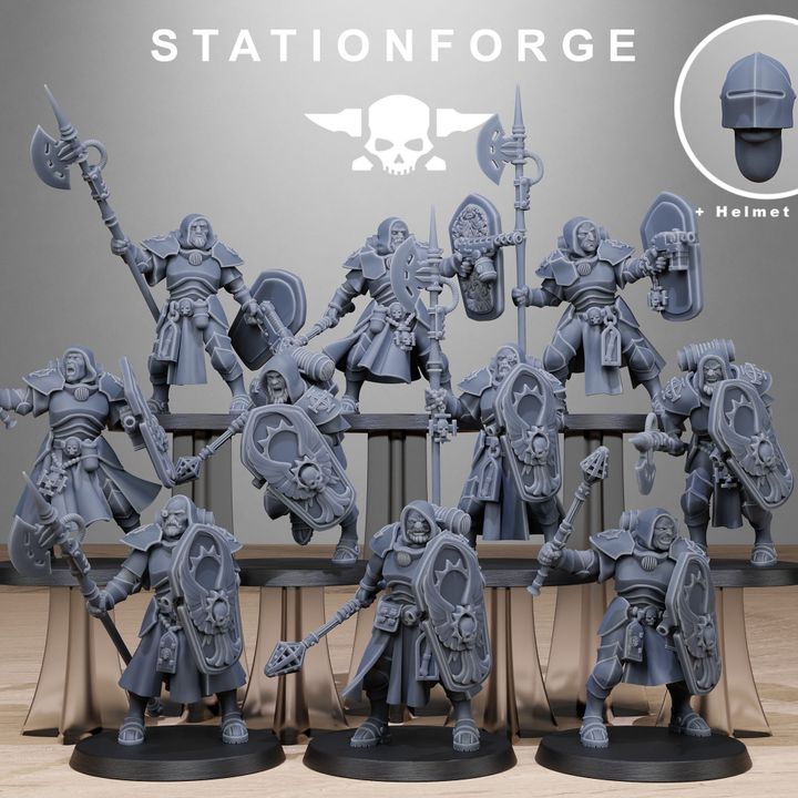 Wargames - Stationforge - Vodalites - Purifiers Squad (10 Figurer)