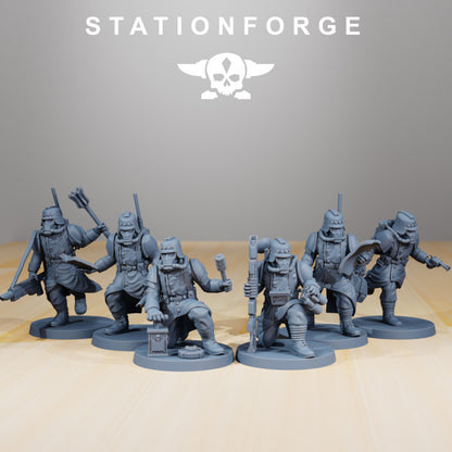 Wargames - Stationforge - GrimGuard - Supporters Squad (6 Figurer)