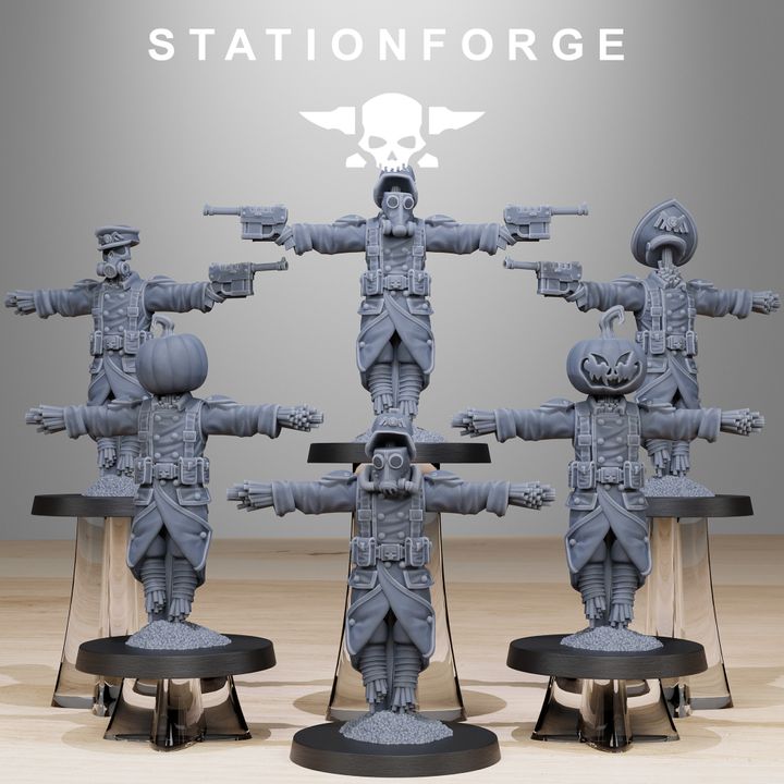 Wargames - Stationforge - GrimGuard - Scarecrow (6 Figurer)