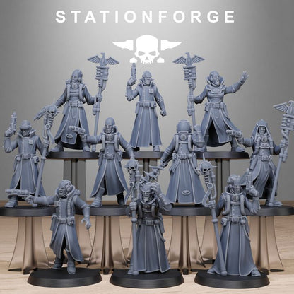 Wargames - Stationforge - GrimGuard - Seers Squad (10 Figurer)