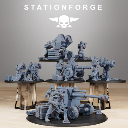Wargames - Stationforge - GrimGuard - Battle Weapons (5 Teams)
