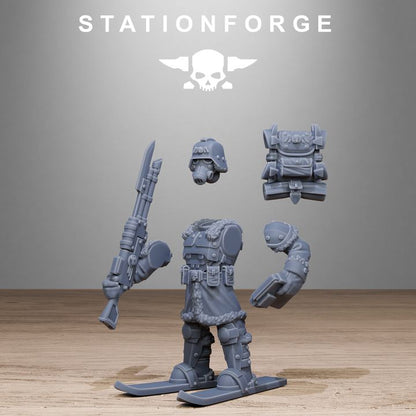 Wargames - Stationforge - GrimGuard - Frostwatch Patrol Squad (10 Figurer)