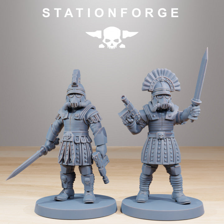 Wargames - Stationforge - GrimGuard - Vexillatio Squad (12 Figurer)
