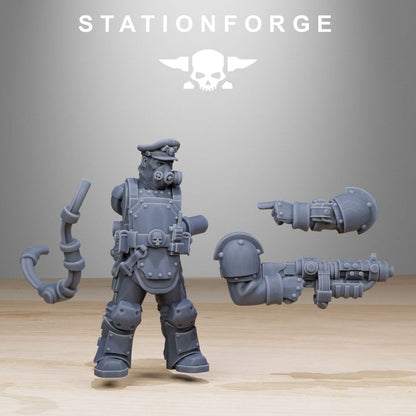 Wargames - Stationforge - GrimGuard - Armored Squad (10 Figurer)