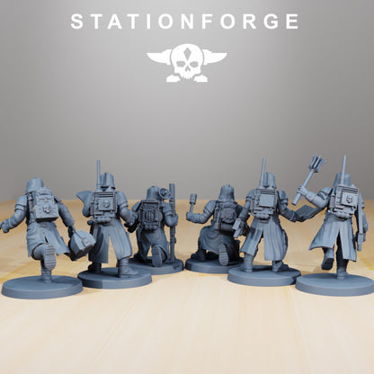 Wargames - Stationforge - GrimGuard - Supporters Squad (6 Figurer)