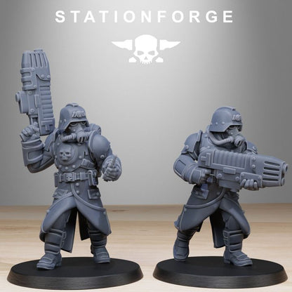 Wargames - Stationforge - GrimGuard - Bombardiers Squad (11 Figurer)