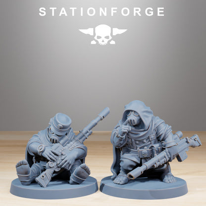 Wargames - Stationforge - GrimGuard - Skulldarts Squad (10 Figurer)