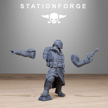 Wargames - Stationforge - GrimGuard - Rocketeers Squad (10 Figurer)