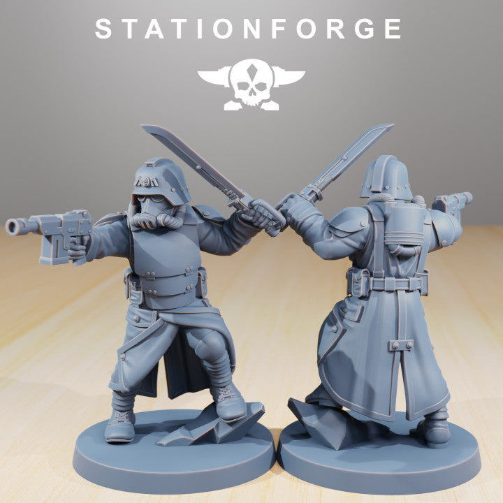 Wargames - Stationforge - GrimGuard - Command Force Squad (5 Figurer)