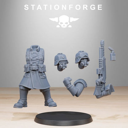 Wargames - Stationforge - GrimGuard - Militants Squad (10 Figurer)