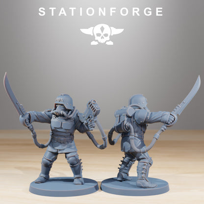 Wargames - Stationforge - GrimGuard - Commandos Squad (10 Figurer)