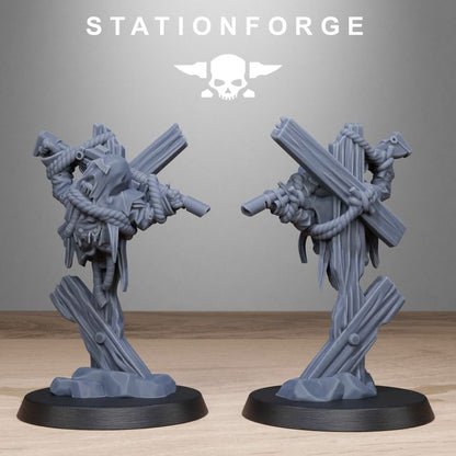 Wargames - Stationforge - GrimGuard - Objective Markers (10 Figurer)