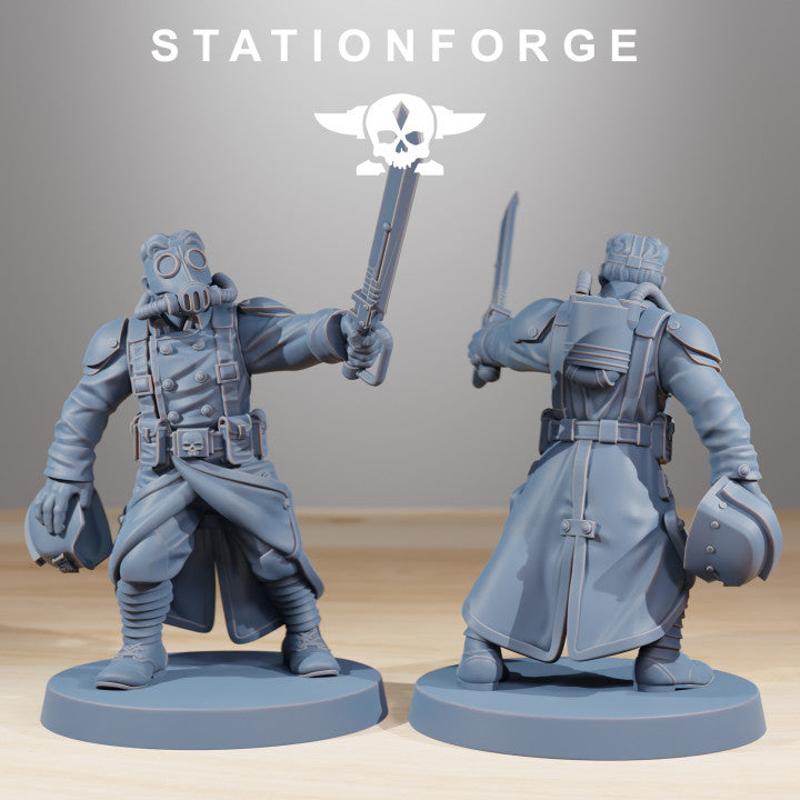 Wargames - Stationforge - GrimGuard - Acolytes Squad (10 Figurer)