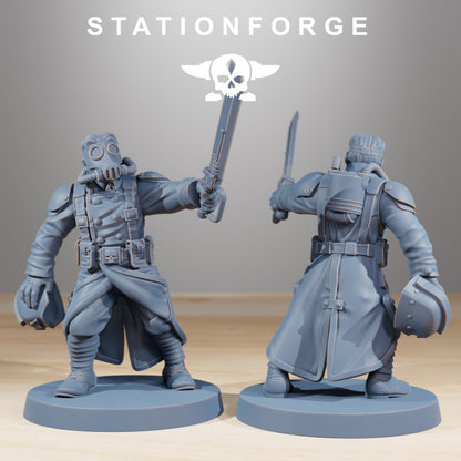 Wargames - Stationforge - GrimGuard - Acolytes Squad (10 Figurer)