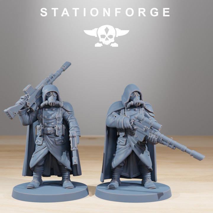 Wargames - Stationforge - GrimGuard - Marksmen Squad (10 Figurer)