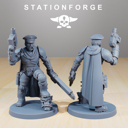 Wargames - Stationforge - GrimGuard - Vaskar Orkaz Hunters Squad (6 Figurer)