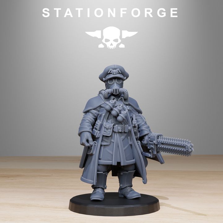 Wargames - Stationforge - GrimGuard - Frostwatch Officers (2 Figurer)