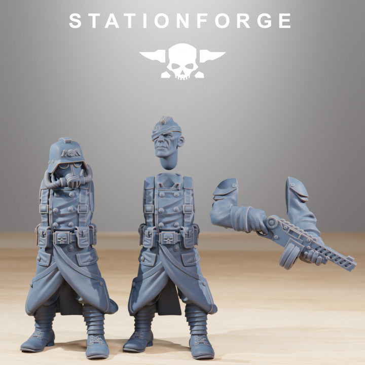 Wargames - Stationforge - GrimGuard - Combatants Squad (10 Figurer)